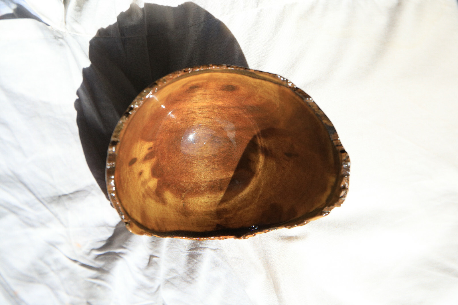 Chinese Tallow Wood, Hand Made, Lathe Turned Bowl. eBay