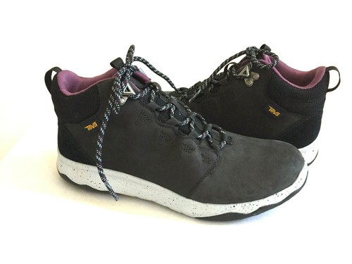 TEVA WOMEN ARROWOOD LUX MID WP BLACK TRAIL HIKING SHOE US 11 / EU 42 / UK 9