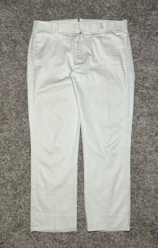 GANT Diamond G Men’s Pants Classic Chino Solid Beige Basic Slim Fit Size 46 - Picture 3 of 20