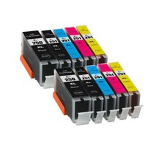 10x Ink Cartridge For PGI-250XL CLI-251XL Canon Pixma MG5620 MG5520 MG6620 MX922