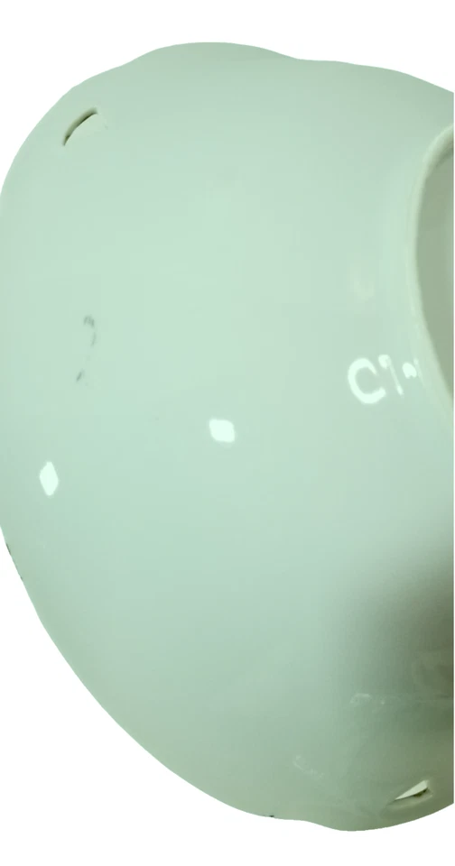 Tazón para servir vintage de oro blanco de 9" con diseño de frutas flores de ciruela amarillas decorativas Foto 4 de 4