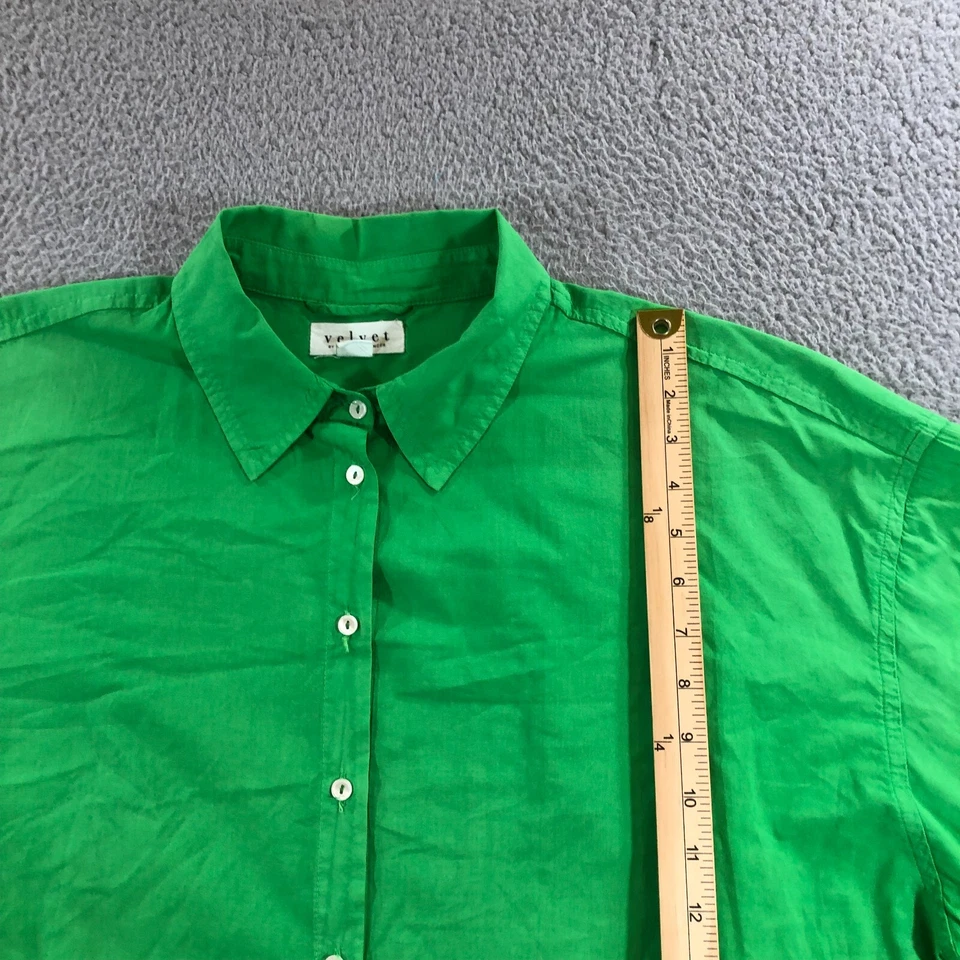 Camisa terciopelo by graham spencer mujer L verde lima Foto 4 de 4