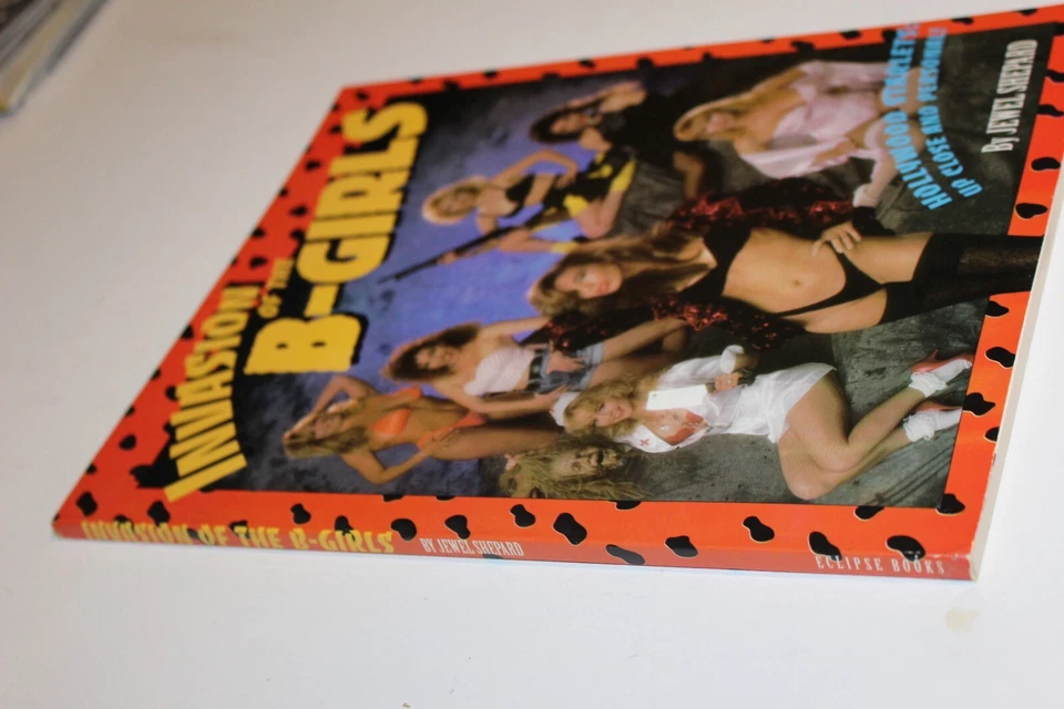 SIGNED Invasion of the B-Girls Jewel Shepard Eclipse Books 1992 Cheesecake Movie - Image 4 of 4