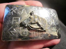 VINTAGE HORSE DESIGN BELT BUCKLE GW9