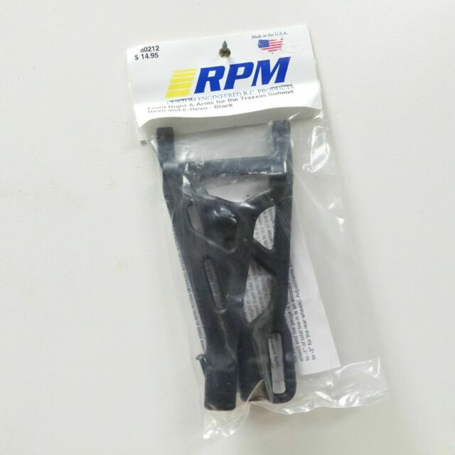 RPM RC Products 80212 Front A Arms  Right Black Revo  2 eBay