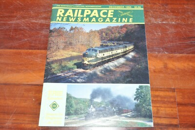 RR train magazine Railpace News December 1993 Erie Steam on CSX NYS&W ...