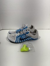 Nike Zoom D Distance Track  Field Spikes Blue White 819164-004 Mens Sz 12.5