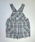 Sonoma Dog Plaid Shortalls 6-9 Months — photo 1