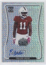 2021 Leaf Metal Draft Flashback Base Silver Mojo 19/40 Paulson Adebo Auto 3wu