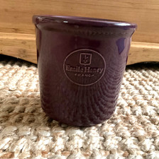 Emile Henry France Aubergine Lila Klein Steinzeug Utensil Aufbewahrung Halter Topf
