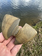 Rare Native American Banded Slate Winged Bannerstone