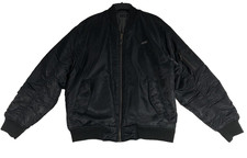 Southpole Jacket Men s Size XL Black Bomber Coat Quilted Full Zip Y2K Vintage