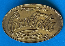 Vintage American Coca-Cola USA Belt Buckle