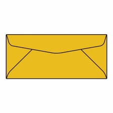 12 Regular Envelopes, 4-3/4" x 11", 24 , Tan / Brown Kraft, No Window Box of