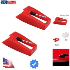 Record Player Needle, Diamond Stylus Replacement for Turntable, LP, Phonograp...