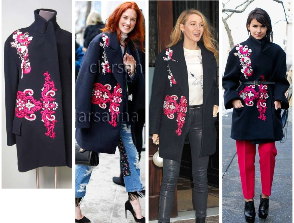 コート Dries Van Noten LONG COAT WITH SEQUINS (010241 1483103) Dries Van Noten Dramatic Intricate Sequin Embellished