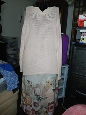 Vintage Women's Skirt And Sweater Set