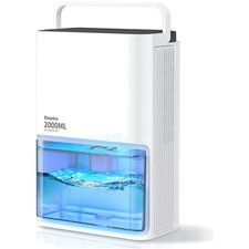 Deumidificatore, portatile, silenzioso, automatico, 2000ml, per camera e camper