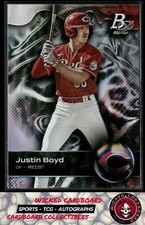Justin Boyd 2023 Bowman Platinum Top Prospects Ice Foil #TOP-65 Cincinnati Reds