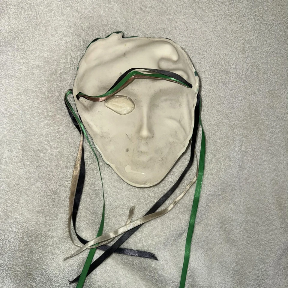 Máscara facial vintage exótica pantera selva colgante de pared Foto 3 de 4