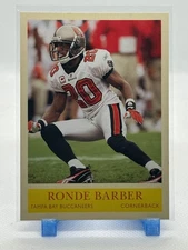Ronde Barber 2009 Philadelphia #186 - Tampa Bay Bucs
