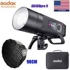 GODOX AD400Pro II 400W HSS Outdoor Flash Strobe 90CM Quick Set-up Bowens Softbox