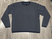Cremieux Classics Sweater X-Large Blue Stripe...