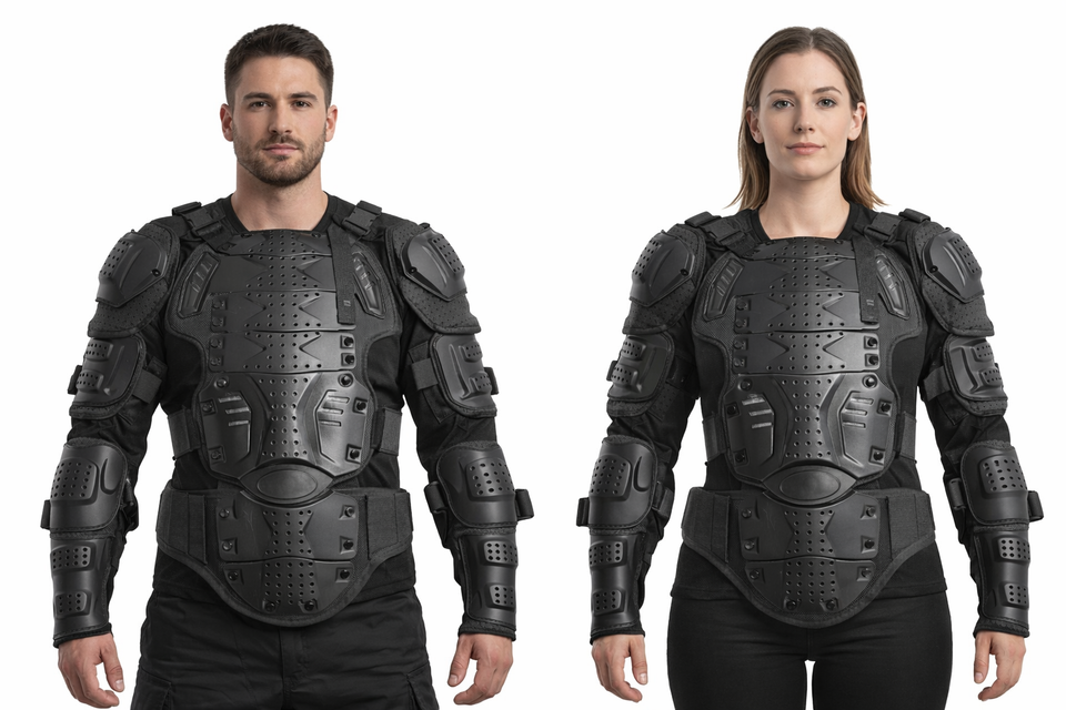 Full Body Protective Armor Jacket Motorcycle Tactical Gear for Men or ...