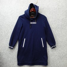 Womens Hoodie Dress S Navy Blue Shift The Ocean Sweatshirt Preppy LANCY FROM 25