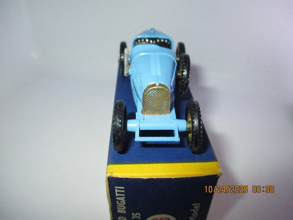 LESNEY MODELS OF YESTERYEAR BOX #Y-6 SUPERCHARGED BUGATTI TYPE-35.... EX-MT! - Image 4 of 4