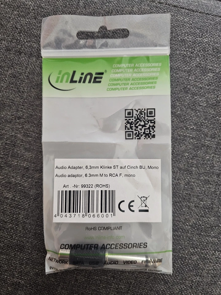 Audio Adapter 6.3mm M to RCA F Mono x10 Pcs - Image 4 of 4