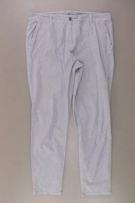 ⭐ Tom Tailor pantalones para damas talla 44, XL a rayas azul algodón ⭐ - Imagen 1 de 4
