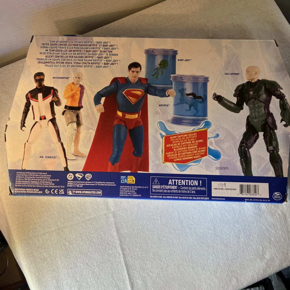 超人 LuthorCorp Lab 6 人数套装目标独家全新未拆封 — 第 2/4 张图片