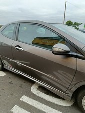 2011 HONDA CIVIC TYPE S GT DRIVERS SIDE FRONT RIGHT DOOR -URBAN TITANIUM YR578M