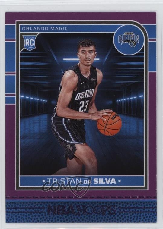 2024-25 Panini NBA Hoops Rookies Purple Tristan da Silva #248 18fx