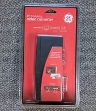 GE RF Modulator Video Converter 37631 Connect DVD DVR Video Games to Older TV