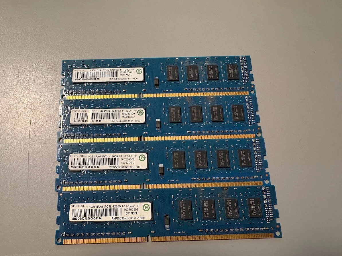 Ramaxel DDR3 SDRAM 4 GB Capacity per Module Memory (RAM) for sale