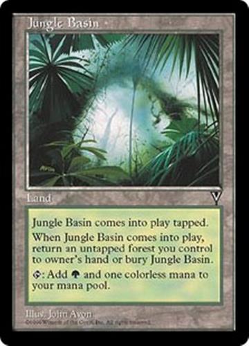 MTG - JUNGLE BASIN - Visions (U) - Picture 1 of 1