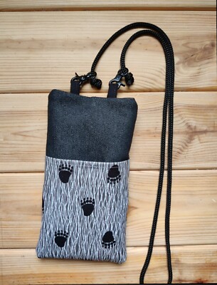 HANDYTASCHE HANDYHÜLLE handysocke STOFF  HANDMADE Band FÜR IPHONE 16 PRO