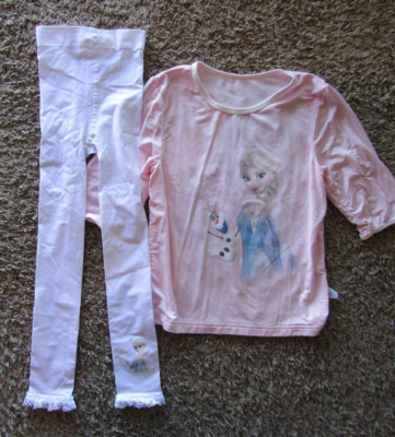 Elsa & Olaf ''Frozen'' Girls 2-Piece Pajama Set Size 4-5
