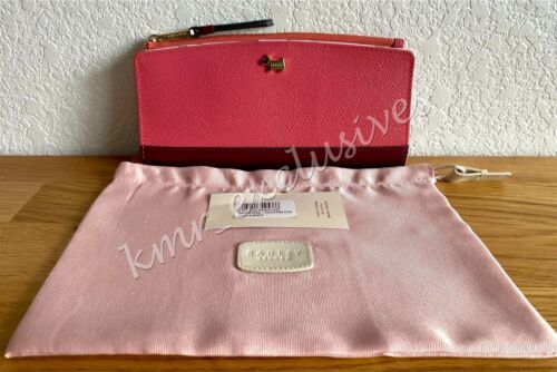 NWT Radley London Hampstead Colorblock Large Bifold Matinee Purse Pink MSRP:$120 - Picture 1 of 12