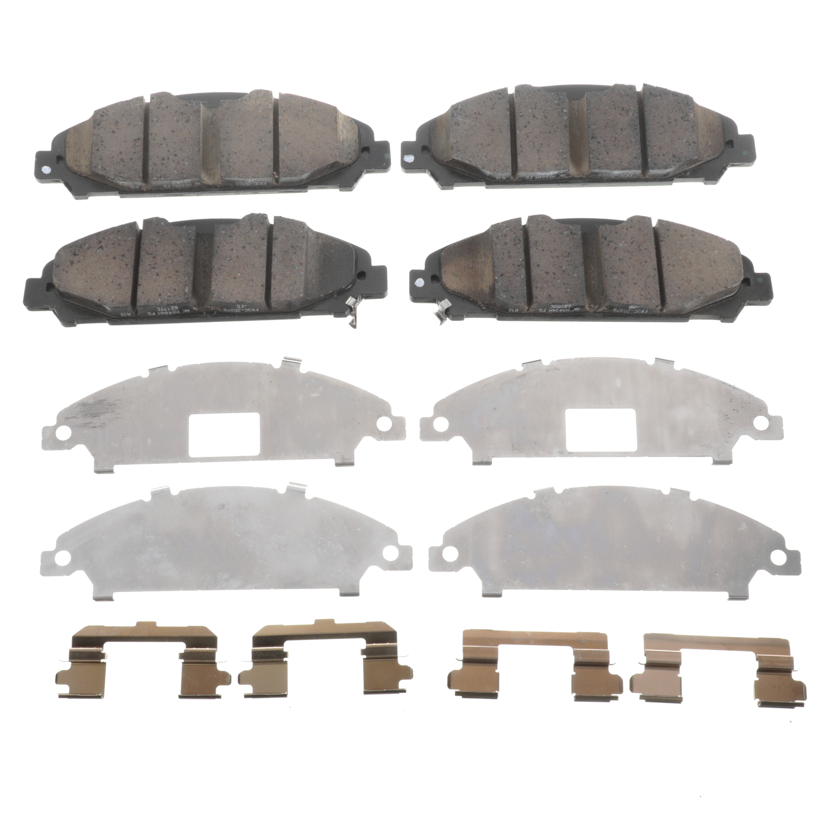 Kit de pastillas de freno de disco delantero para Ford Mustang 2018-2019 (N/P FR3Z-2001-M)