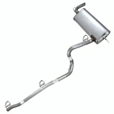 Stainless Steel Exhaust System Kit fits: 2007-2011 Jeep Wrangler 3.8L 4 Door