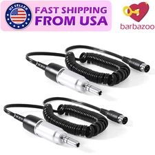 2pcs E-Type Dental Lab Micromotor Polishing Micro Motor Handpiece fit Marathon