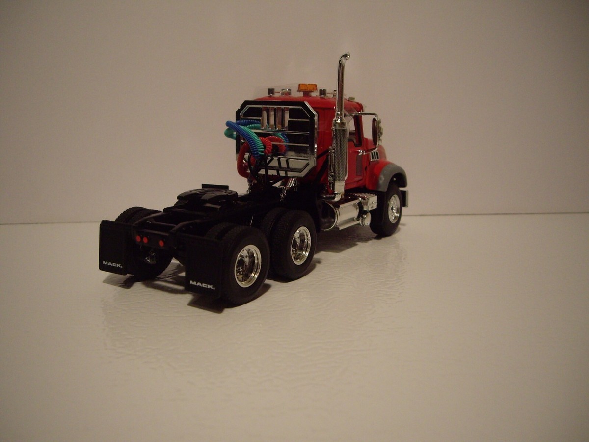 FIRST GEAR 1/50 RED MACK GRANITE MP DAY CAB SAME SCALE AS DIECAST