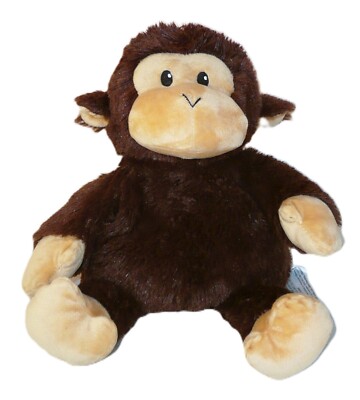 Warmies Chimp Monkey Plush Stuffed Animal Microwavable Pet Cozy Plush