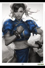 Street Fighter Chun-Li Poster Wall Art Decor Photo Prints 16x24, 20x30, 24x36"