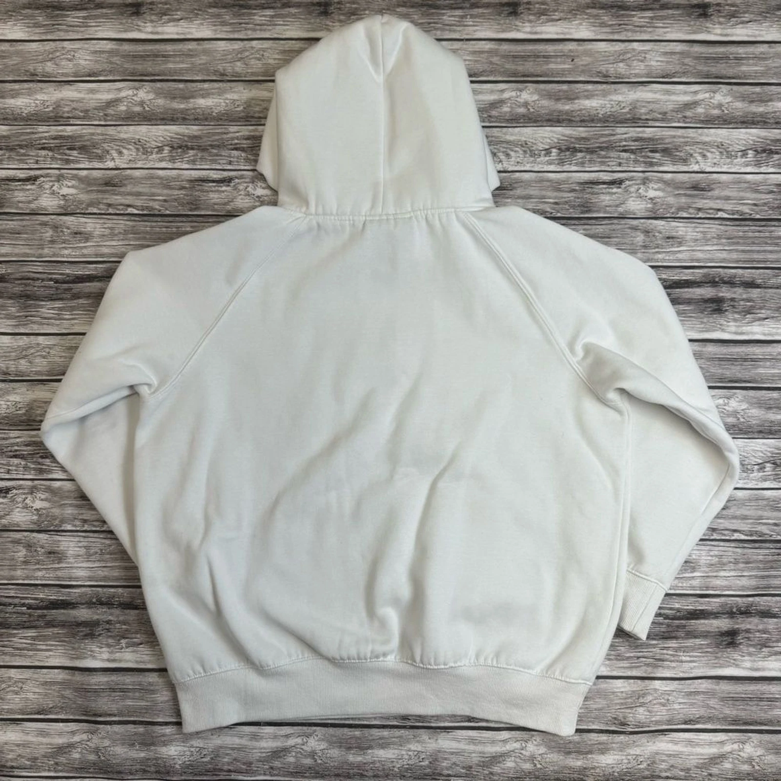 Felpa con cappuccio pullover unisex Fear of God Essentials FOG S SM piccola bianca comoda casual