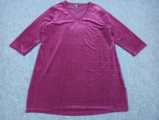Ulla Popken Femmes Tunic Velours EU-42/44 UK-16/18 USA-12/14 Shirt Blouse