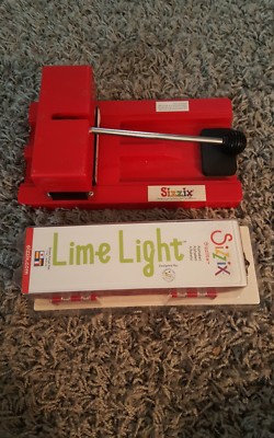 Sizzix Sizzlits Alphabet NIB Lime Light plus Sizzix System  CONVERTER LOT